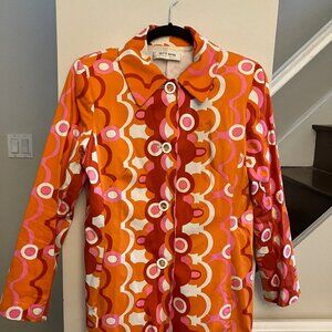 Orange Groovy MOD Coat